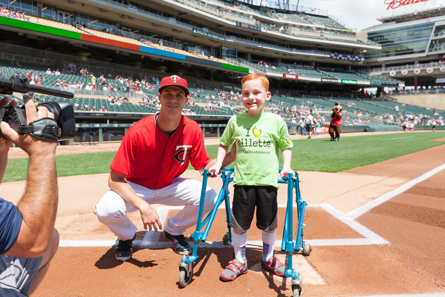 Cameron and Twins pitcher Taylor Rogers.