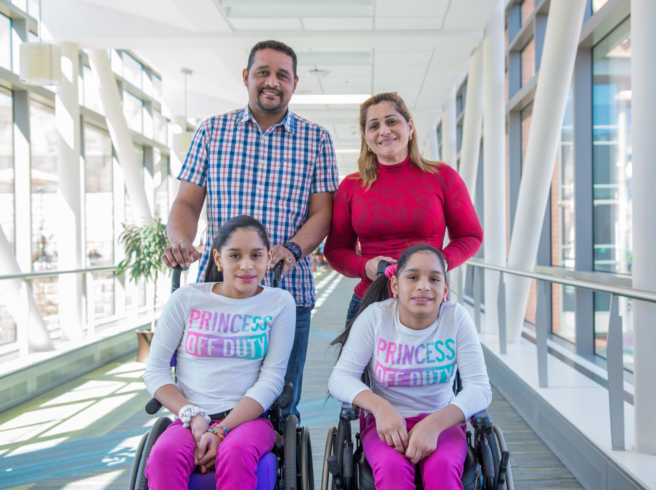 The Bracho Diaz family left their native Venezuela eager for another round of expert care for their 10-year-old twin daughters Maria de los Angels and Maria Antonieta. 