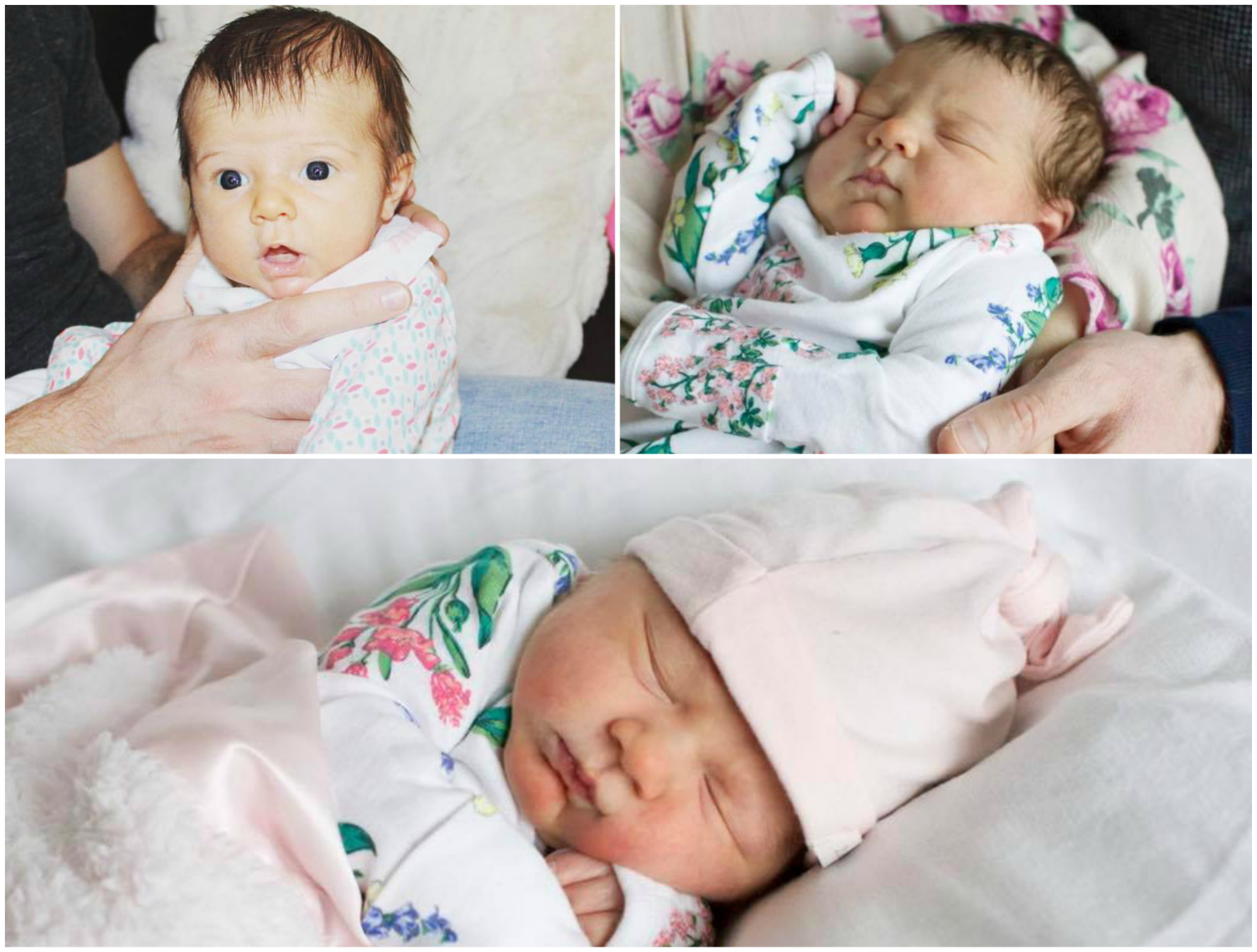 Marlowe Birth Photo Collage