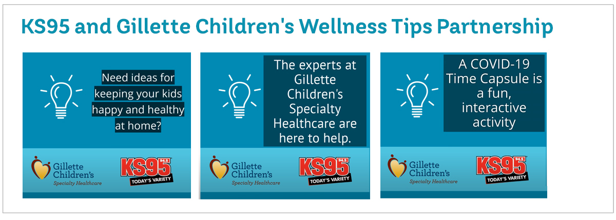 KS95 and Gillette Children's Wellness Tips