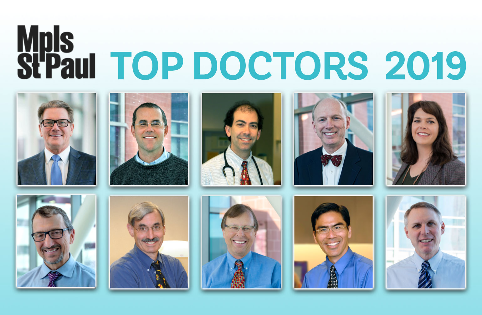 meet our 2019 top docs!