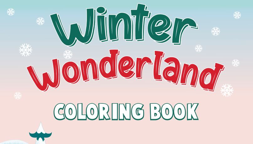 Winter Wonderland Coloring Book Text