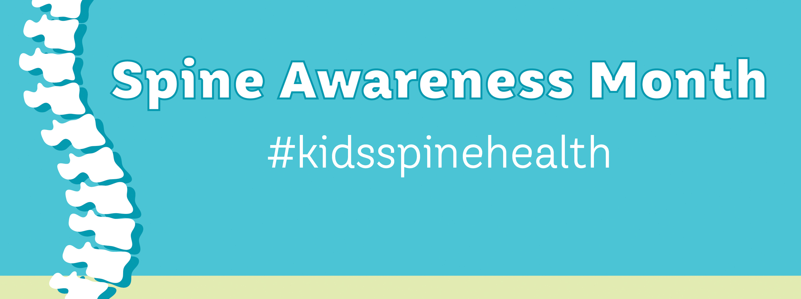 Spine Awareness Month #kidsspinehealth Gillette children's banner