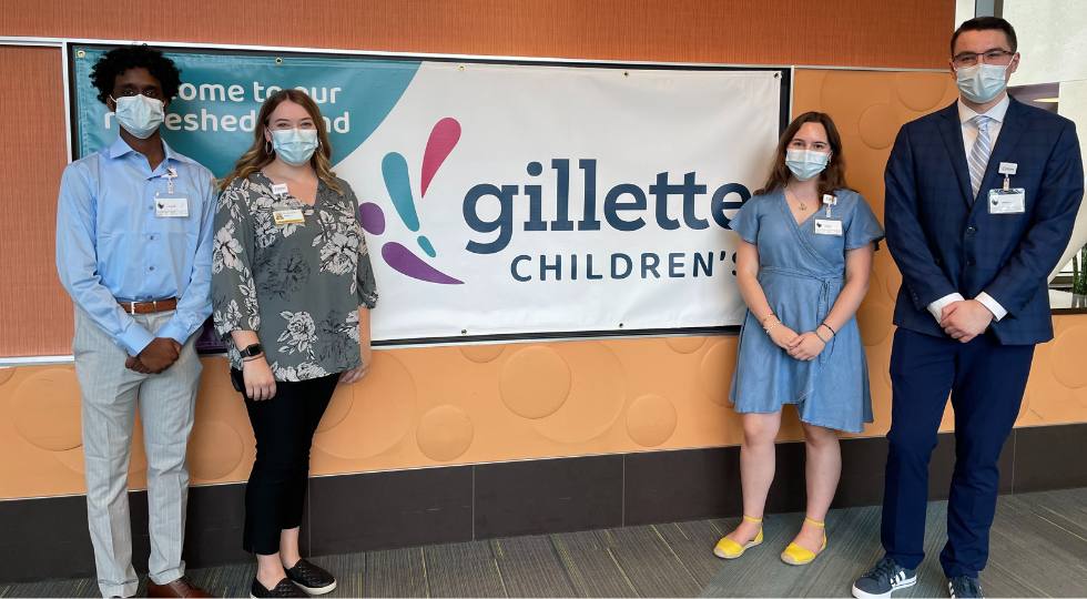 Research interns at Gillette Children's