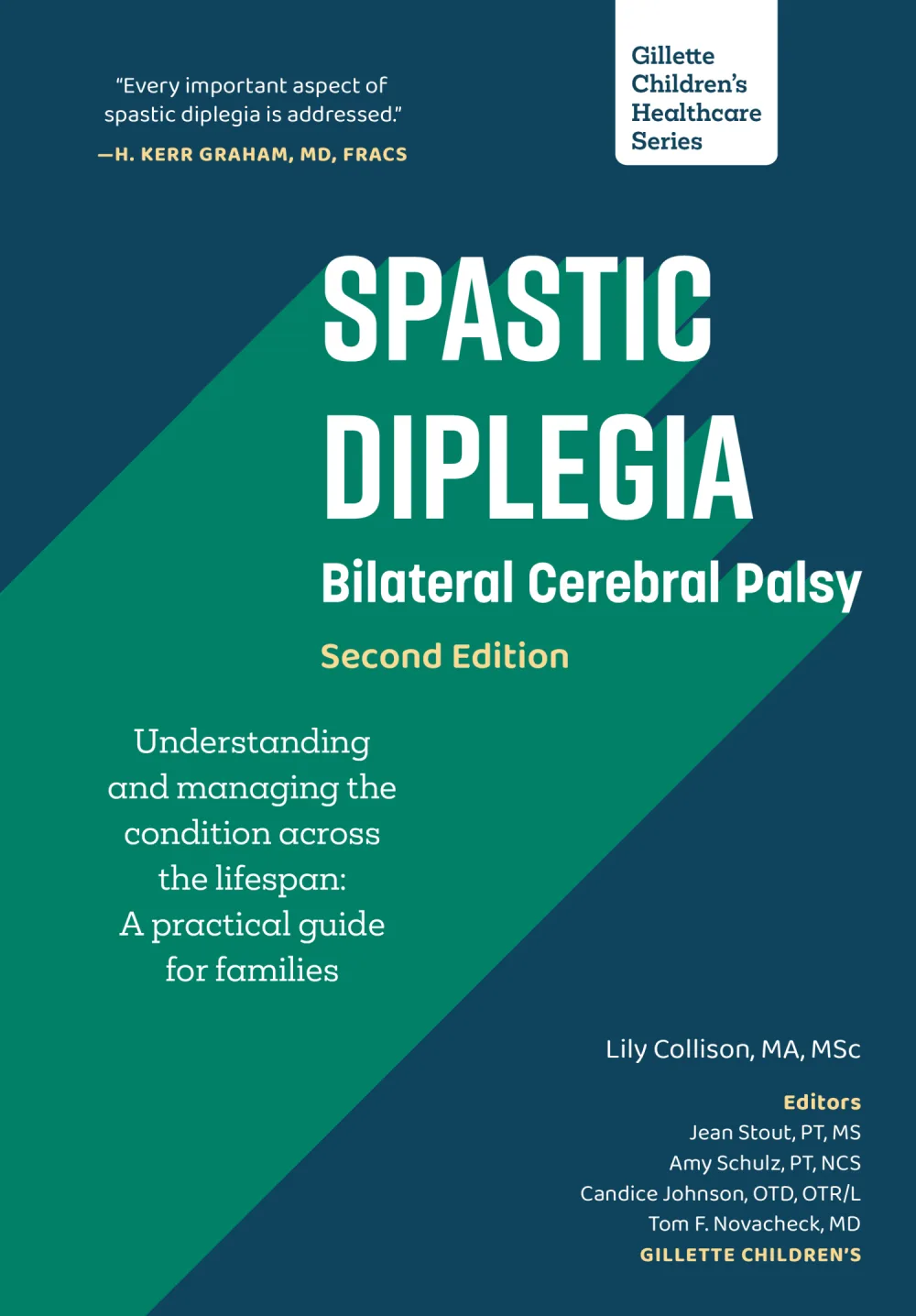 The front cover of Spastic Diplegia, second edition.
