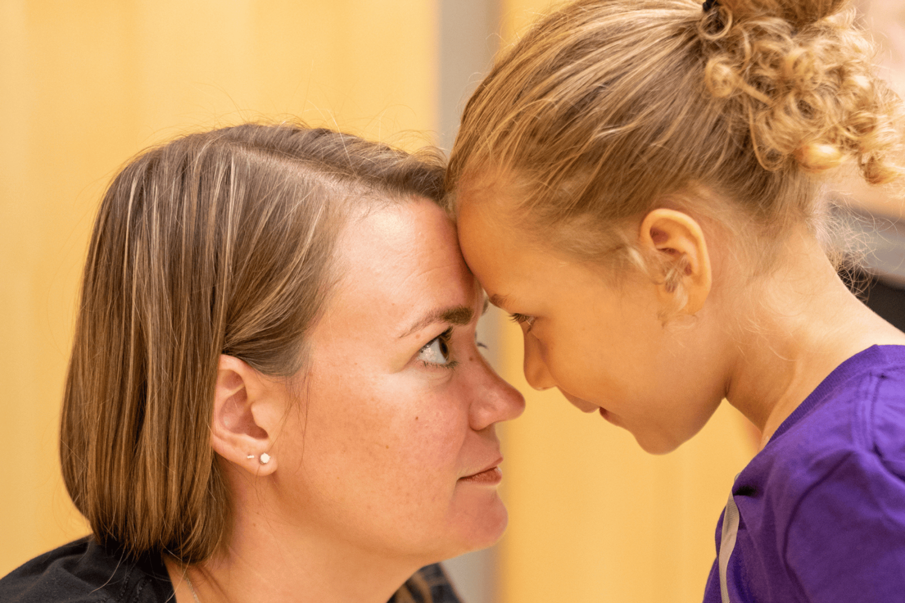 Care team connects with patient during a gait lab visit at Gillette Childrens