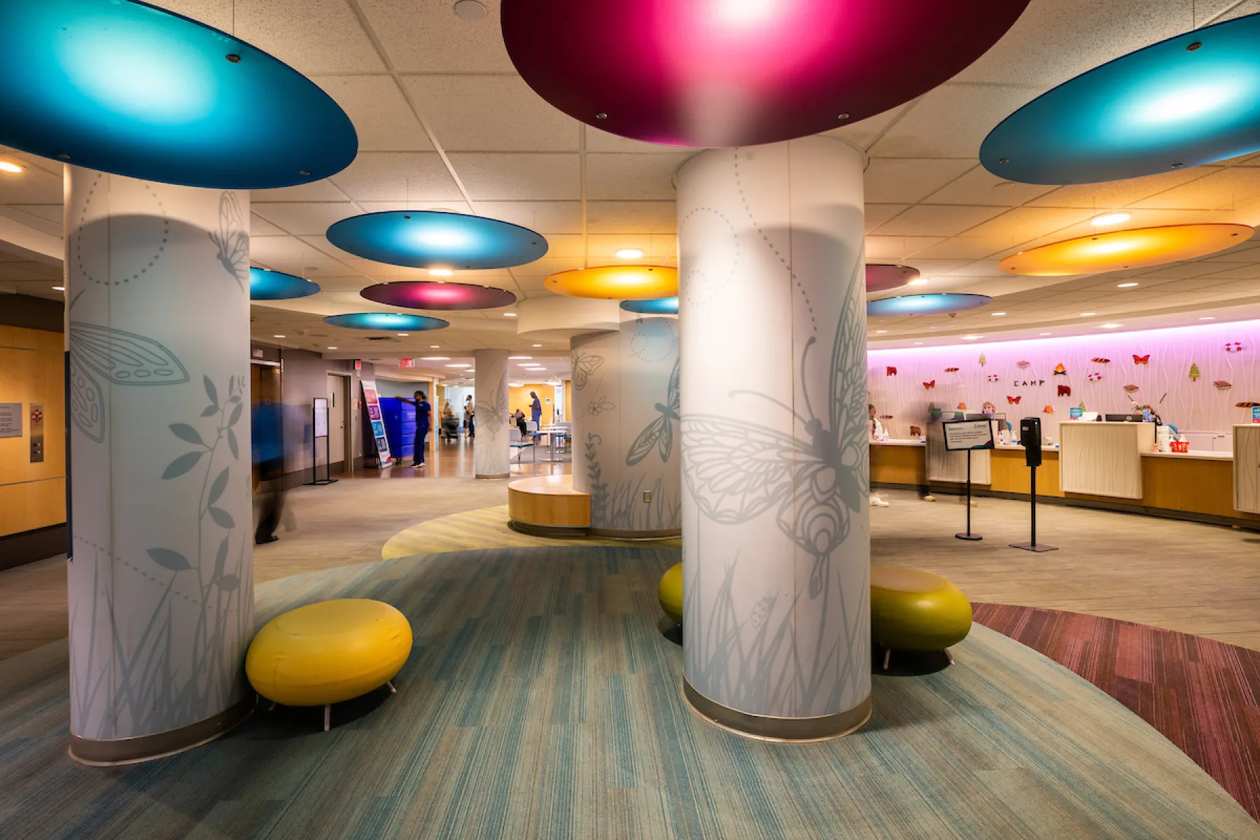 A picture of Gillette Children's main lobby