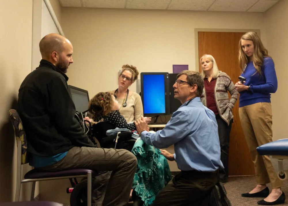 Complex care pediatrician, Arthur Beisang, MD, helps families in the Aerodigestive Clinic at Gillette Children's.