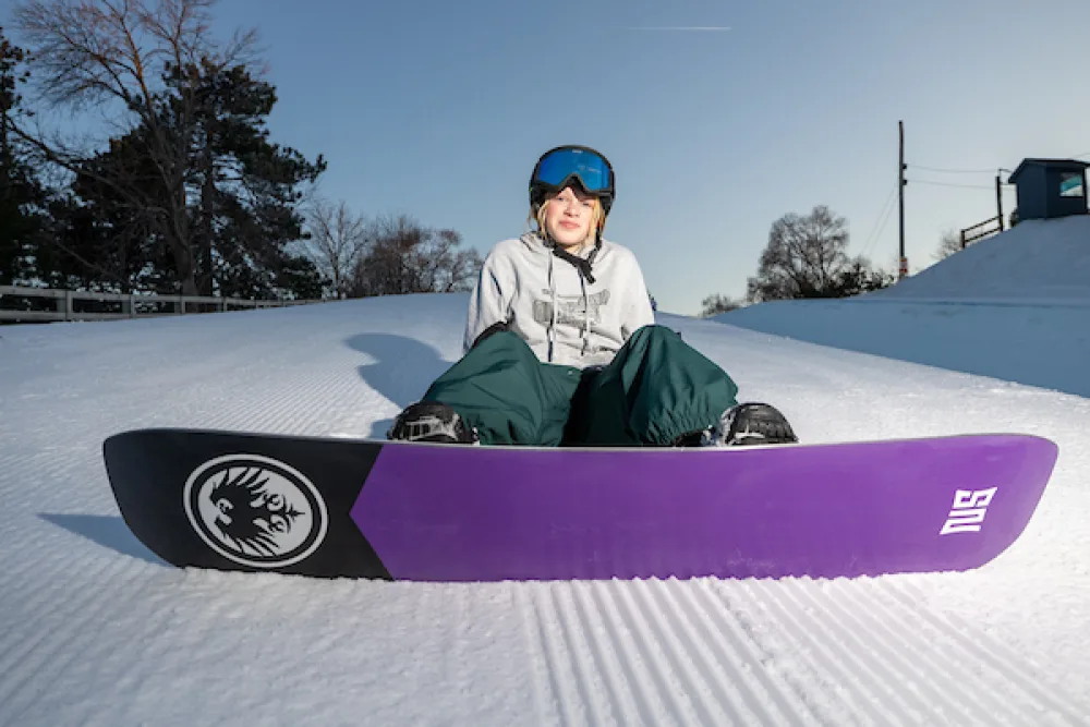 13-year-old snowboarder Brynn Rux returns to slopes after spinal fusion surgery at Gillette Children's
