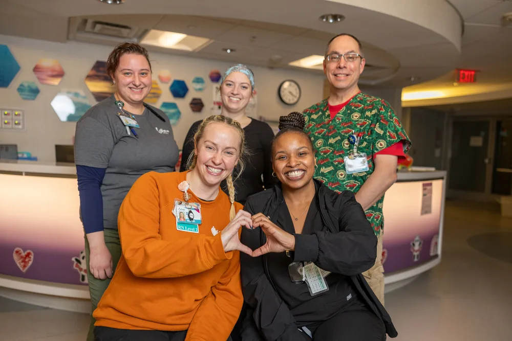 Orthopedic nurses in group photo  - Gillette Children's.
