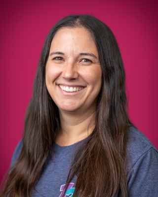 Portrait of Erin Peterson smiling.