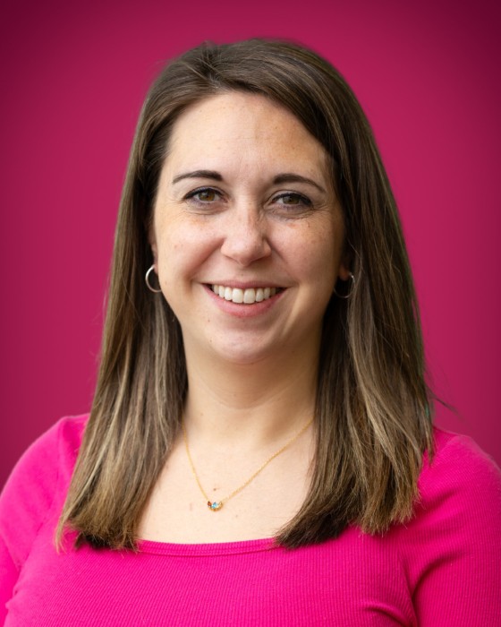 Portrait of Courtney Fochs smiling.