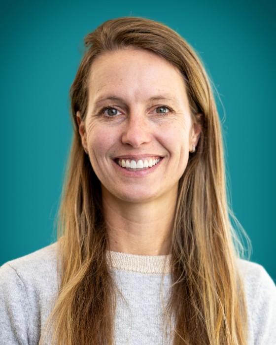 Portrait of Dr. Kendall Snyder smiling.