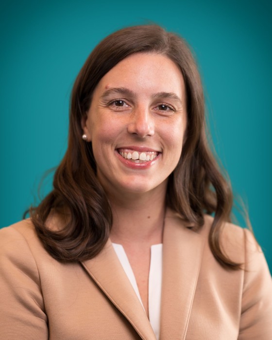 Portrait of Dr. Tori Bahr, MD smiling.