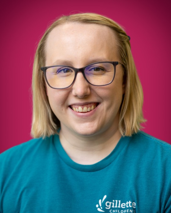 Portrait of Madee Willi smiling.