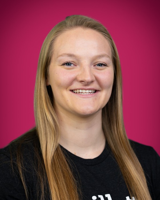 Portrait of Mariah Larson smiling.