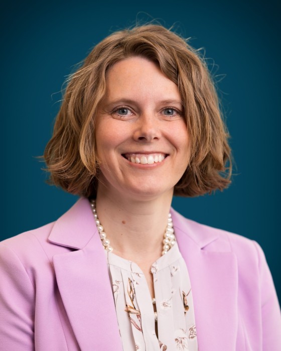 Portrait of Dr. Susan Novotny, Phd, smiling