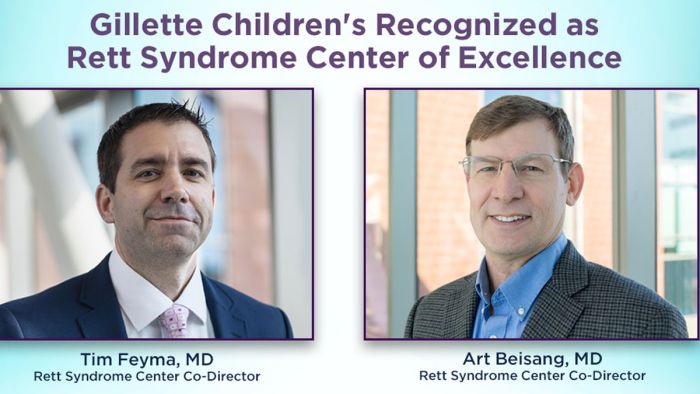 Gillette Children's Recognized as Rett Syndrome Center for Excellence