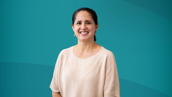 Portrait of Paola Toussaint smiling - Gillette Children's arc