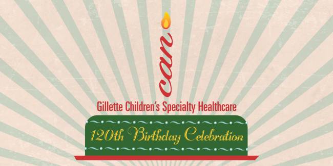 Gillette birthday banner 120th