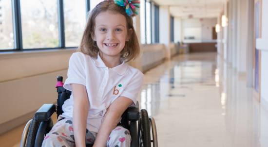 Gillette Children's spina bifida patient Maddie