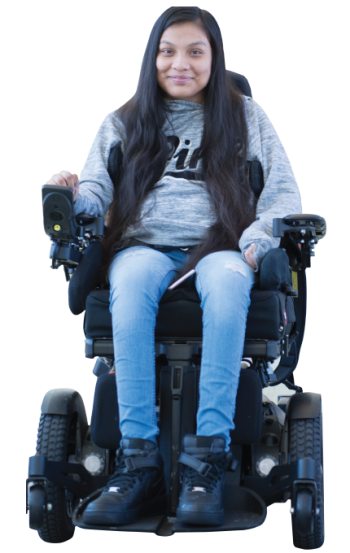 Guadalupe, a Gillette spinal cord injury patient