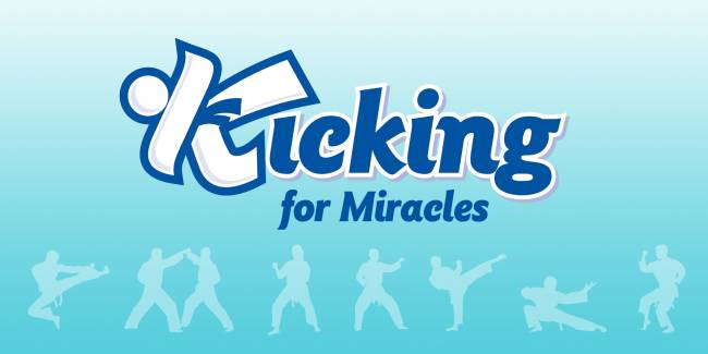 Kicking for Miracles Gillette graphic