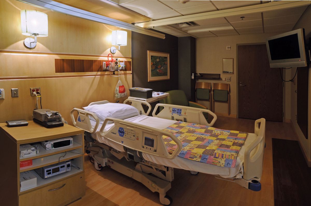 An examination room at the Gillette Children's Sleep Health Clinic.